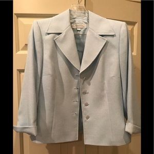 Light blue Tahari suit